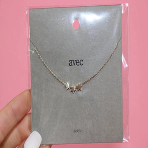 TRI STAR NECKLACE